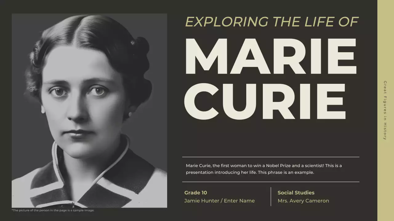 Beige Classic Scientist Presentation