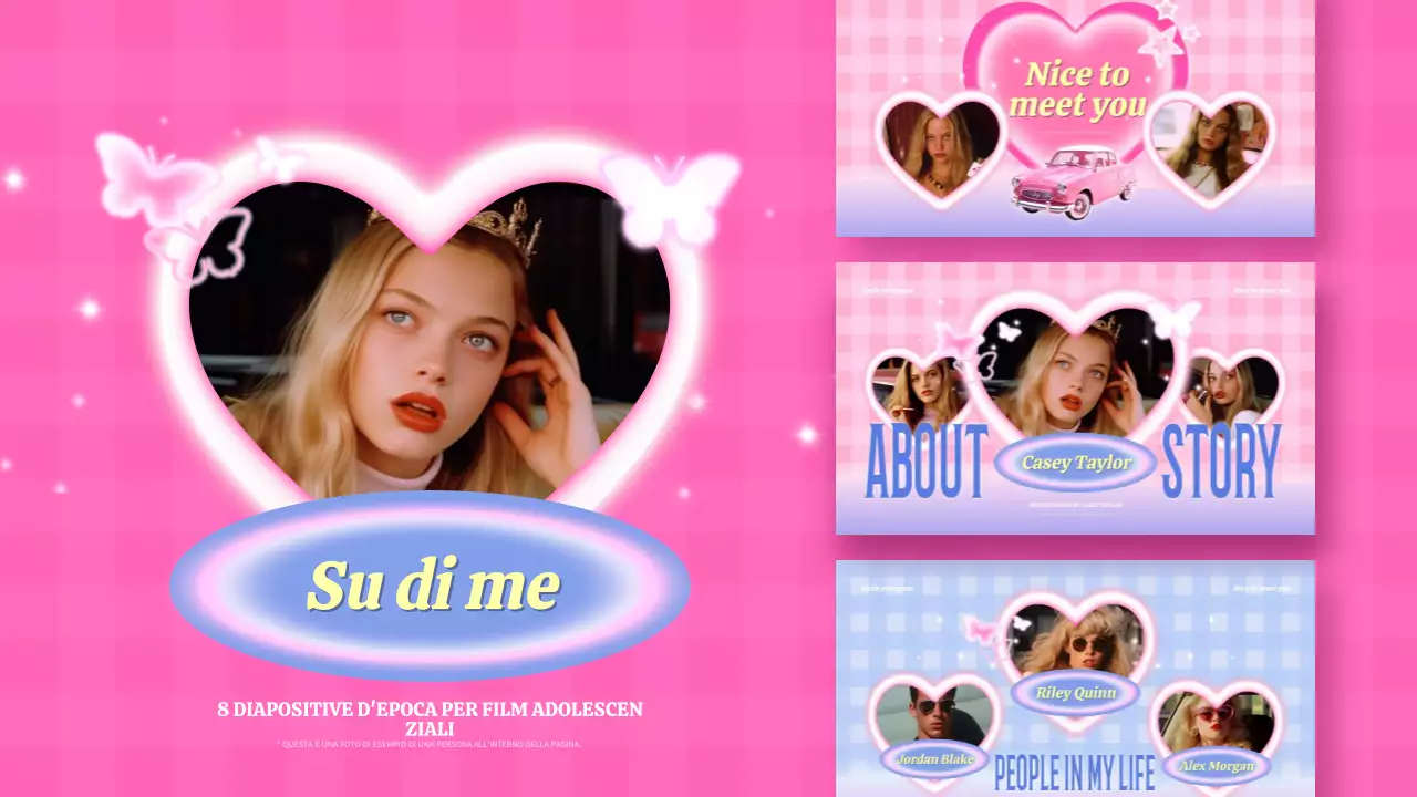 layout rosa y2k about me