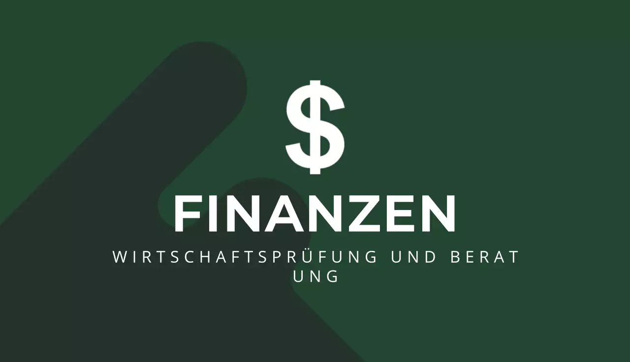 grüne moderne Finanz-Visitenkarte