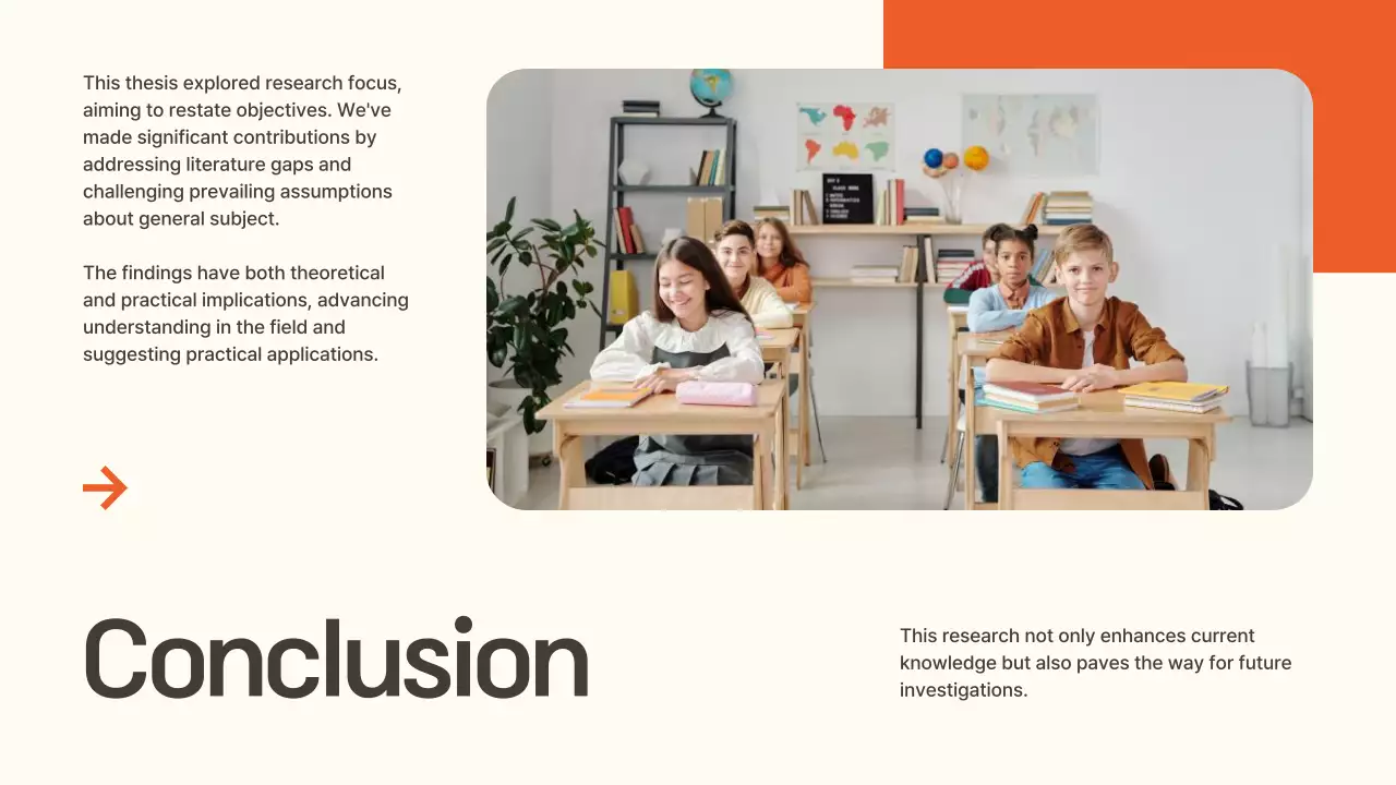 Orange Professional Thesis Presentation