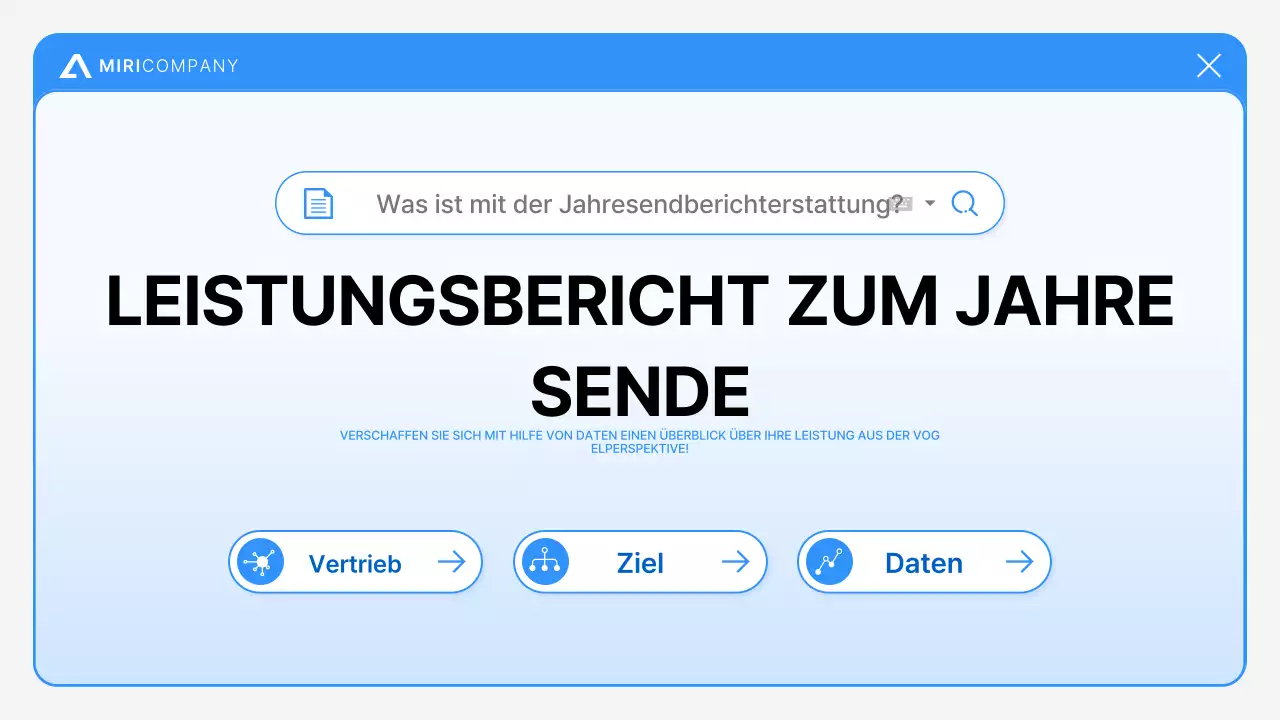 Analyse der blauen modernen Berichte