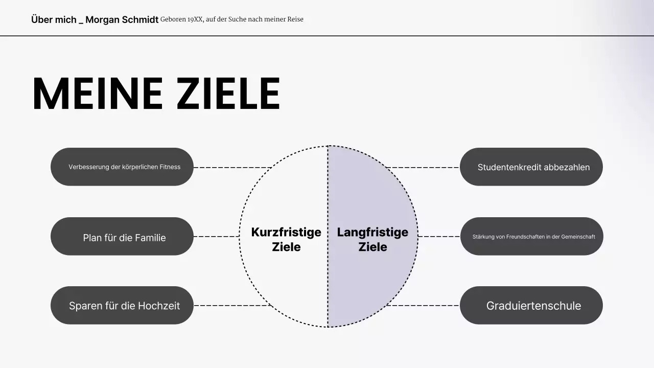 graue weiße moderne Präsentationsmappe