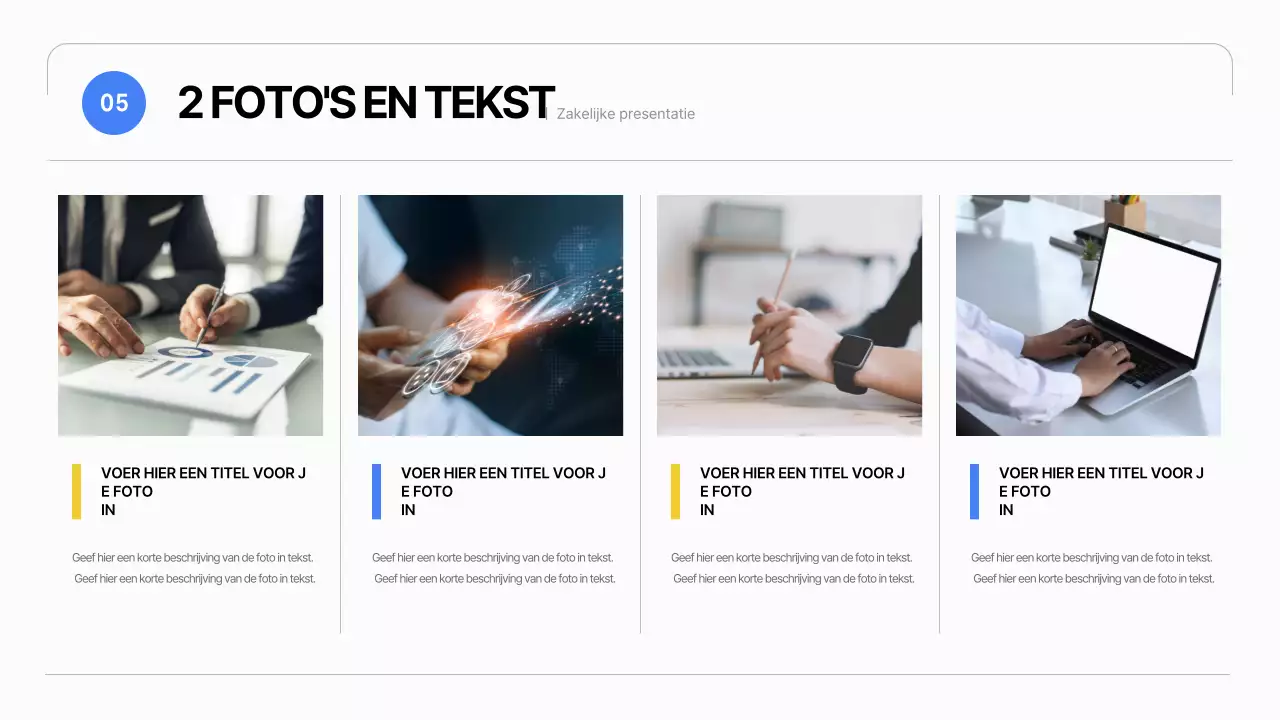 Een eenvoudig ondernemingsplan in het wit