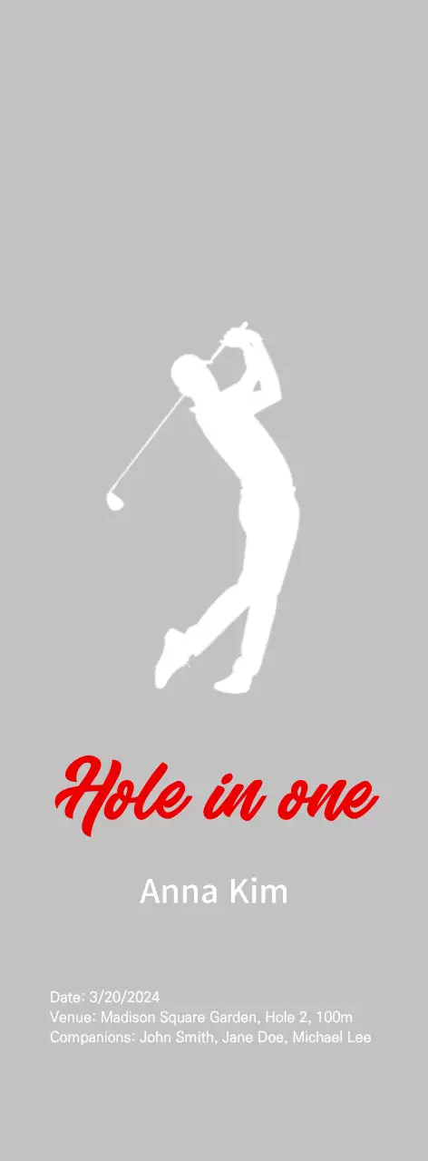 Celebrar o golfe simples