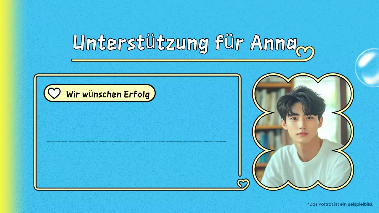 blau trendy K-drama pitch deck