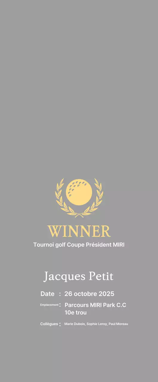 Belle plaque d'inscription avec des lauriers