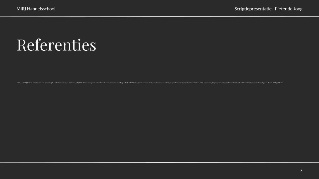 neutrale elegante scriptiepresentatie