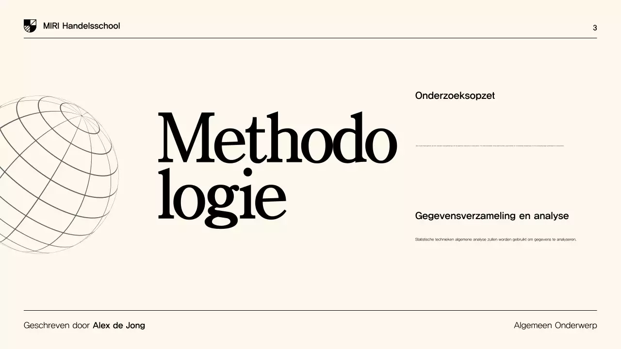 Beige moderne scriptiepresentatie