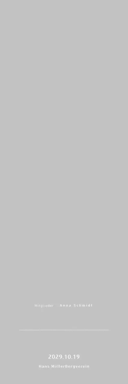 Grüne einfache Bergsteigerplakette