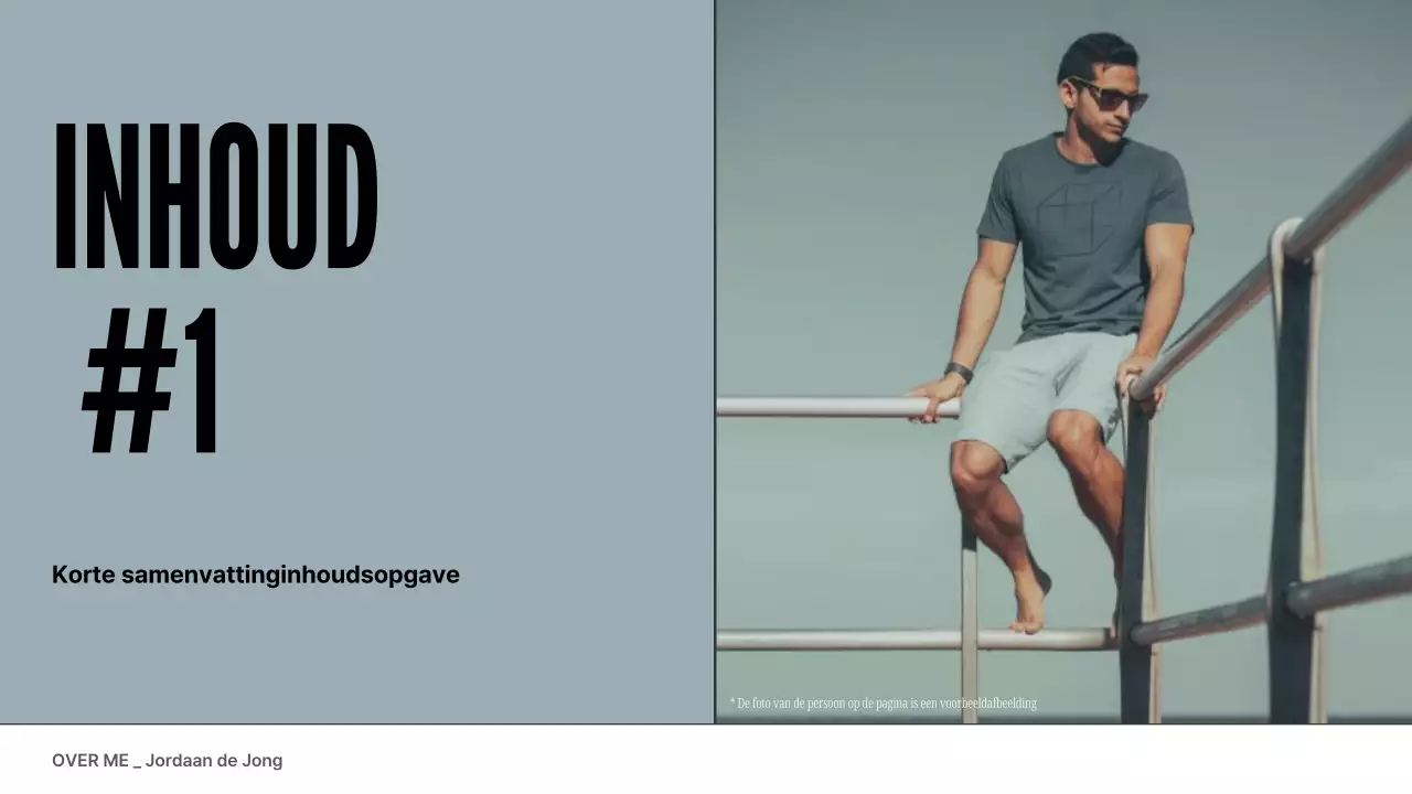 grijs blauw modern profiel portfolio