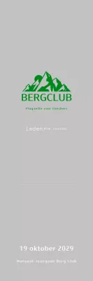 Groen Eenvoudig Bergbeklimmer Plaquette