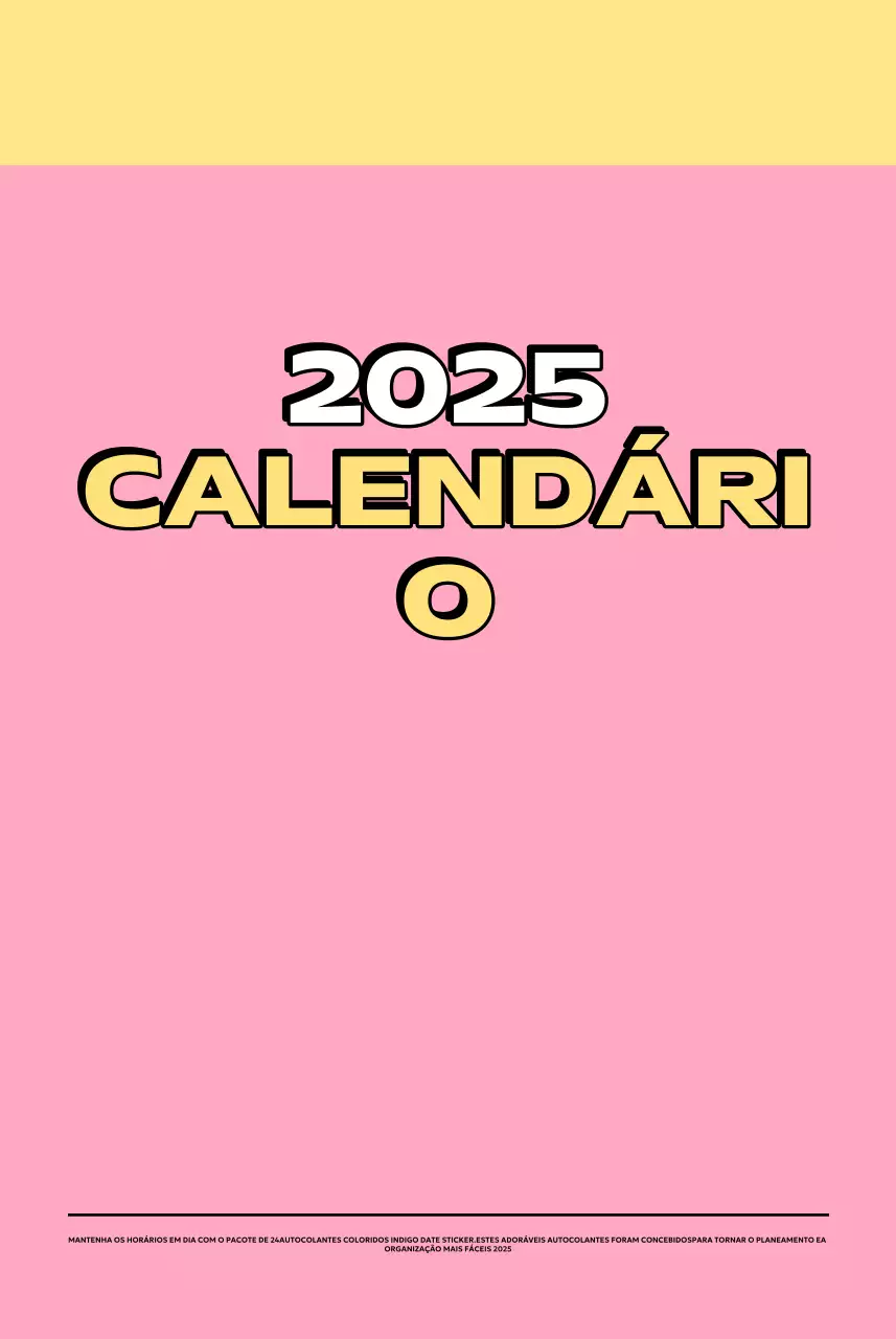 Calendários coloridos com uma variedade de ilustrações retro