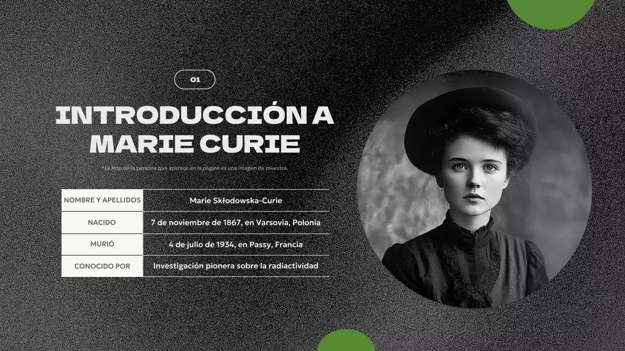 presentación de la biografía moderna de green