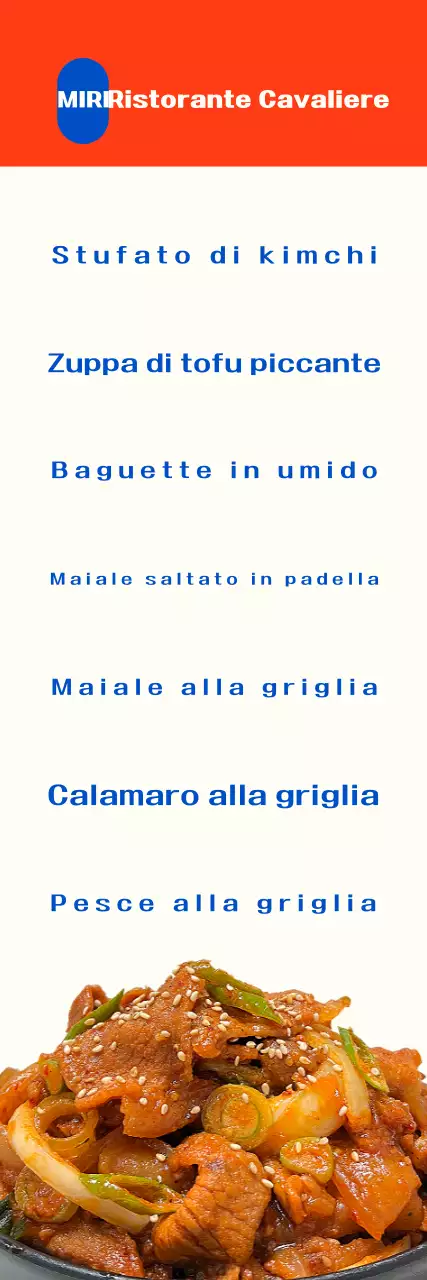 Striscione promozionale per il ristorante Knight's Baekbanjip