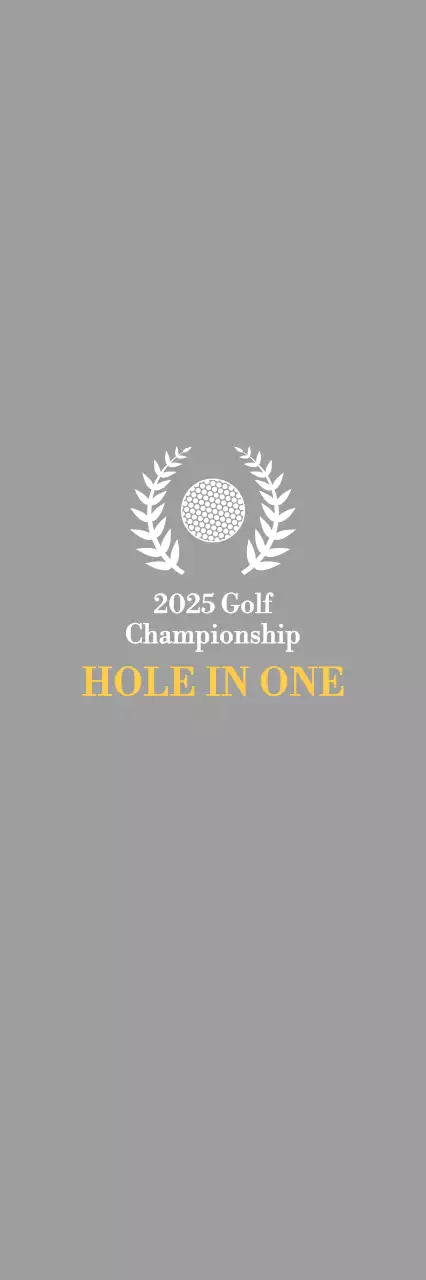 골프공을 감싼 월계수가 인상적인 클래식한 골프 대회 트로피