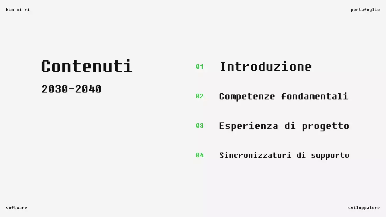 Portafoglio software nero moderno