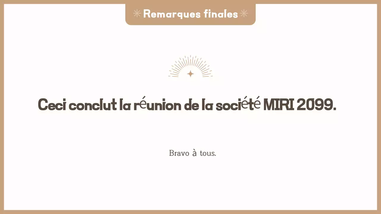 Invitation simple à la fête de fin d'année beige