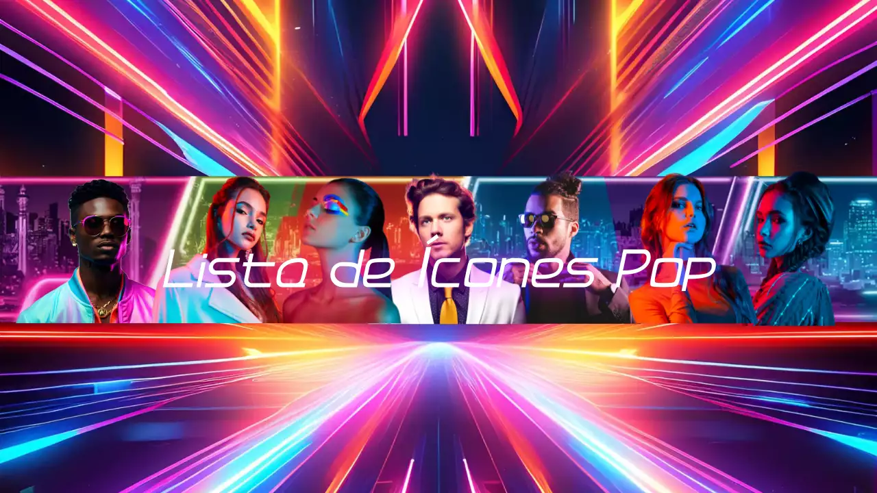 lista de reprodução de música pop neon