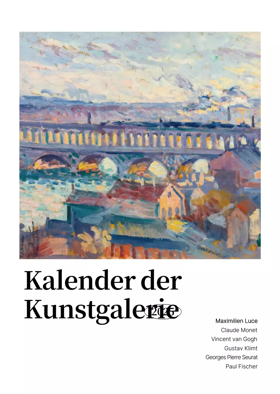 Klassischer Kunstkalender