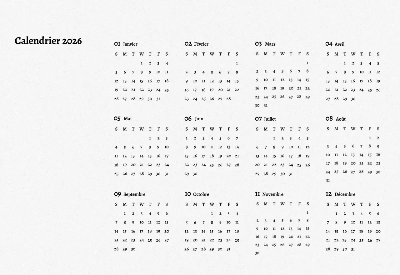 Calendrier photo souvenirs vintage avec cadres photo