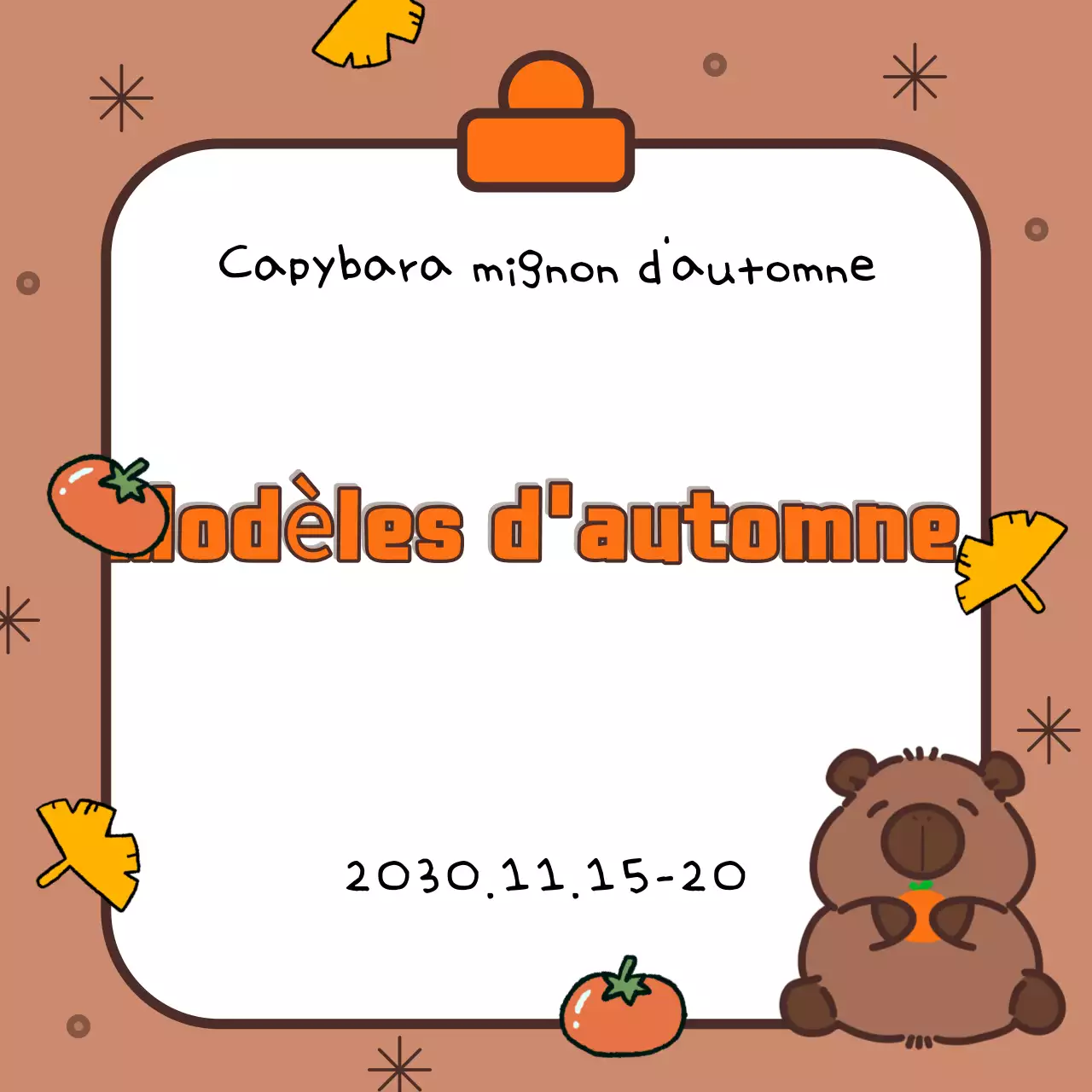 Couverture automnale dans les tons bruns et orangés