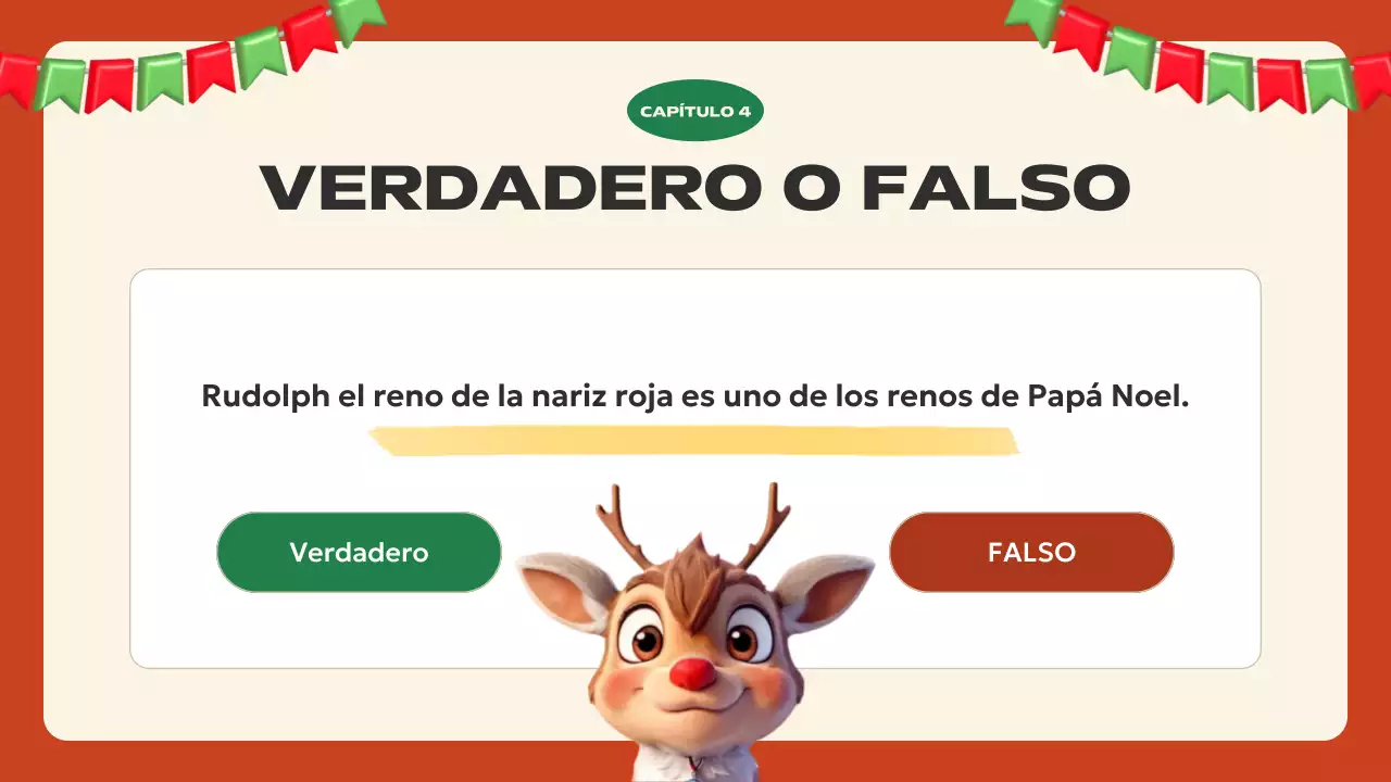 presentación festiva en rojo