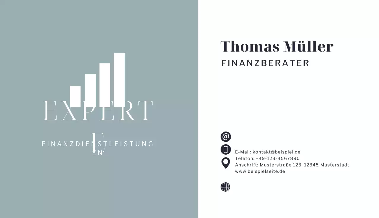 graue professionelle Finanzkarte