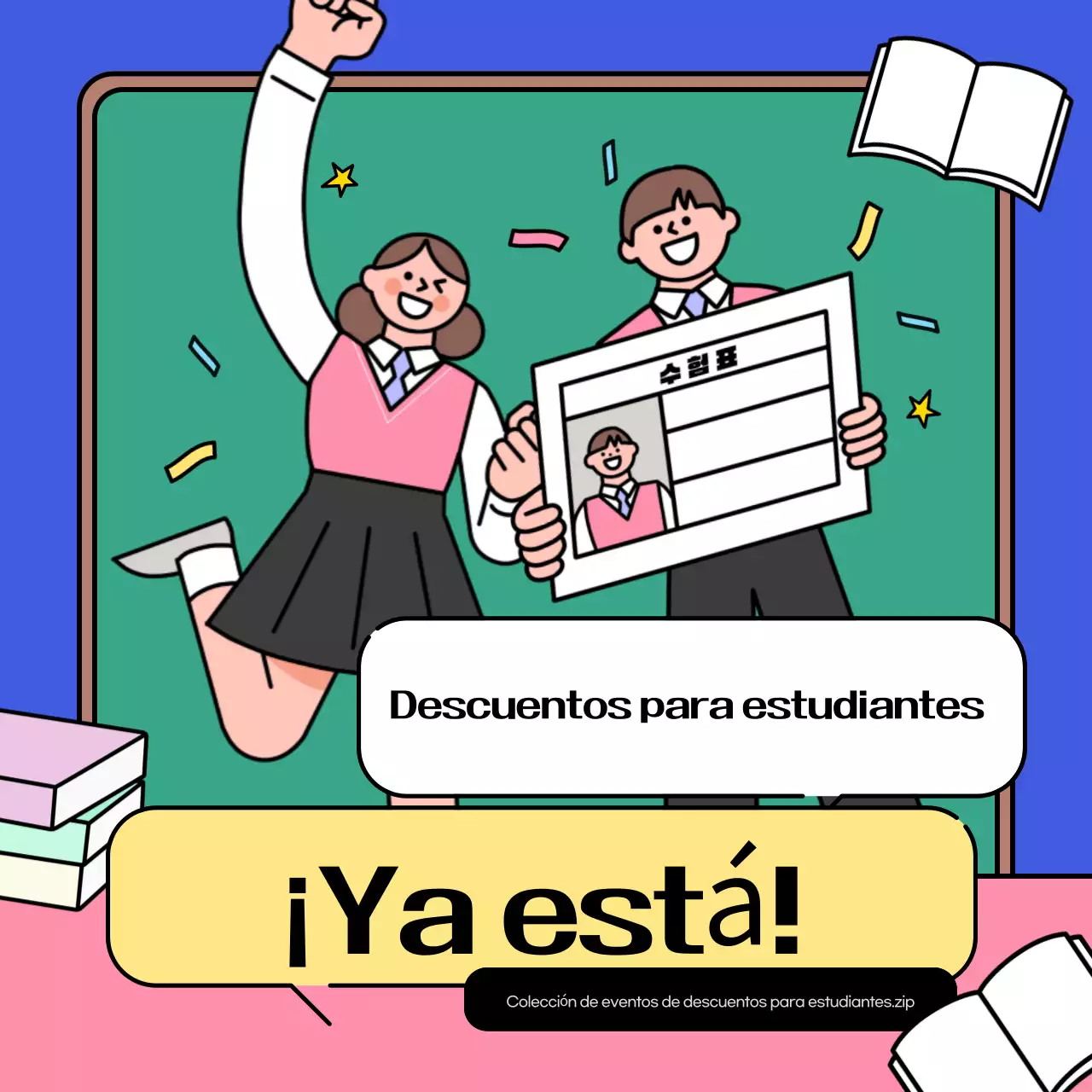 Nuestros eventos estudiantiles favoritos en azul