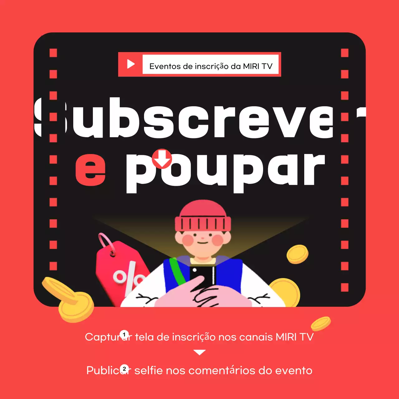 Promoção do evento Red Pop