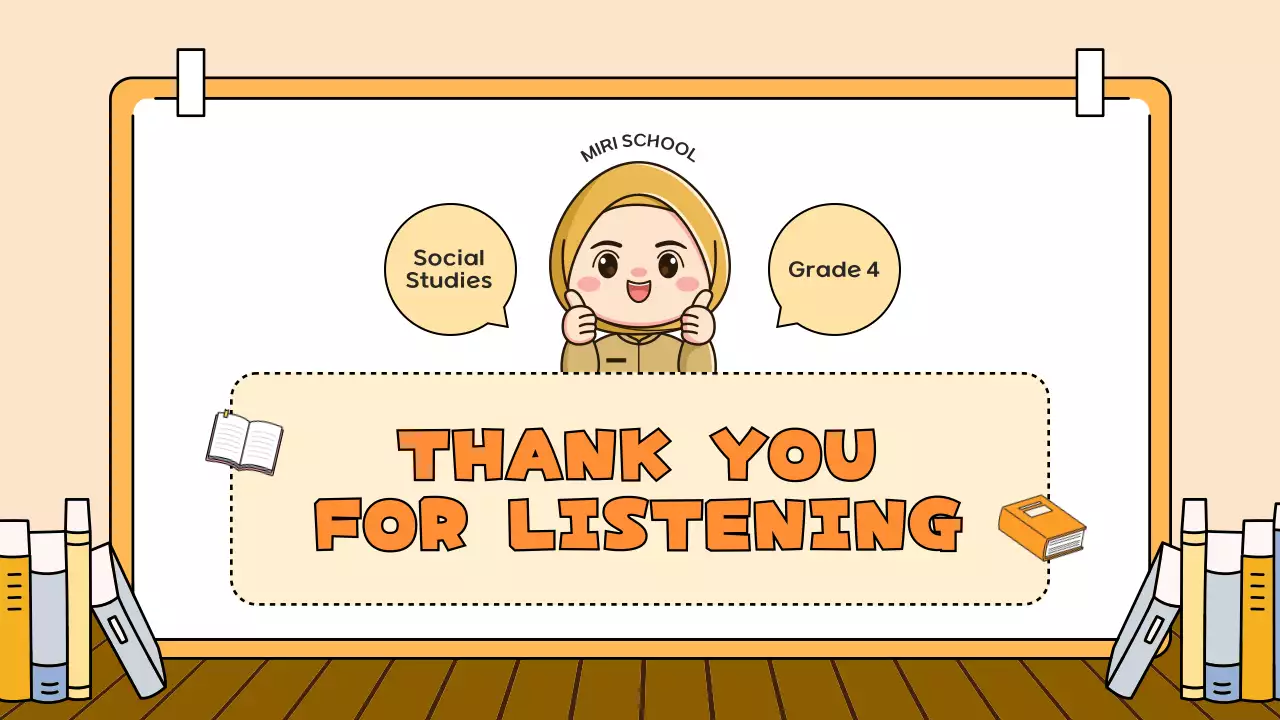 Orange Traditional Education Presentation