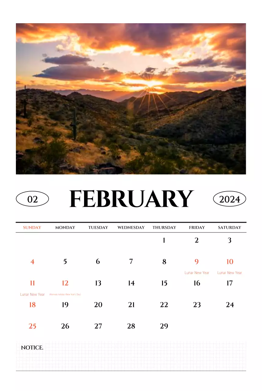 Kalender dinding bergaya sederhana dengan konsep fotografi perjalanan emosional hitam putih