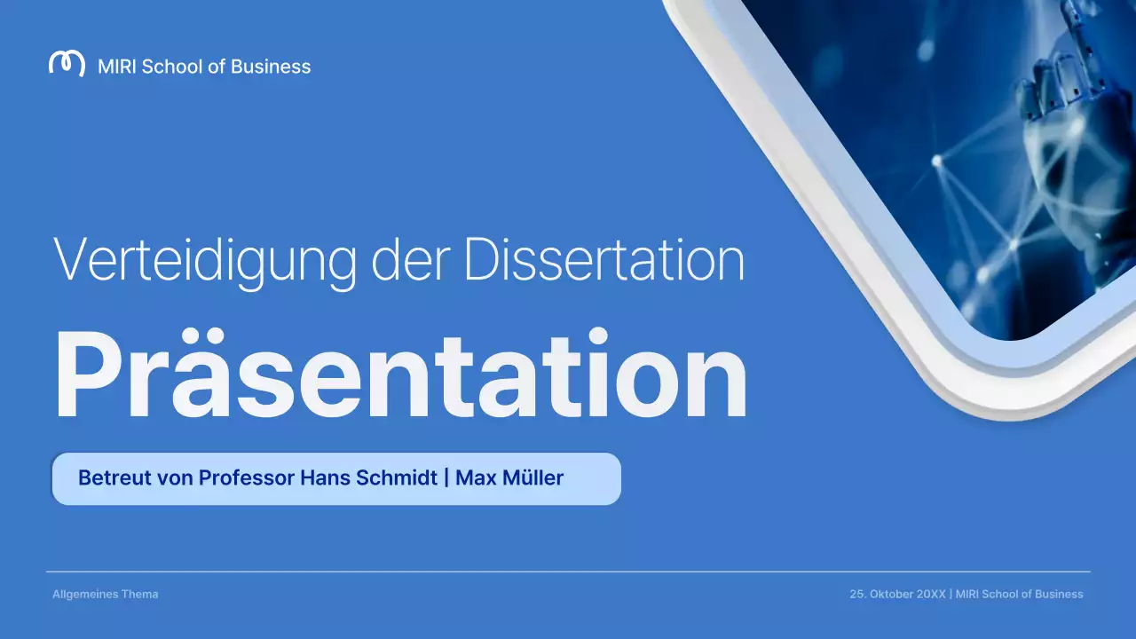 blue professional thesis defense announcement