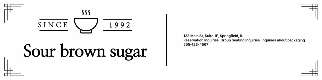 Advertise a black traditional restaurant