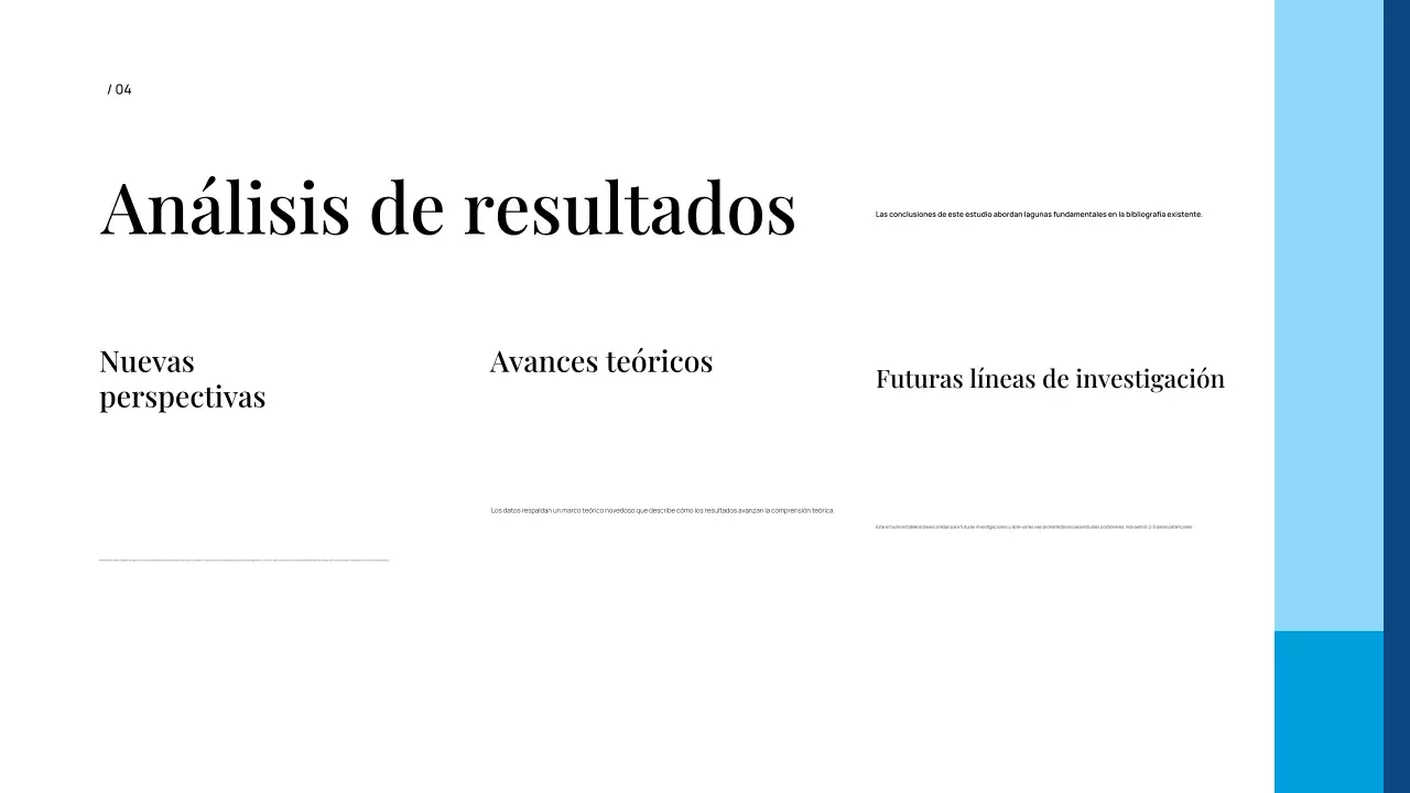 blue presentación profesional de tesis