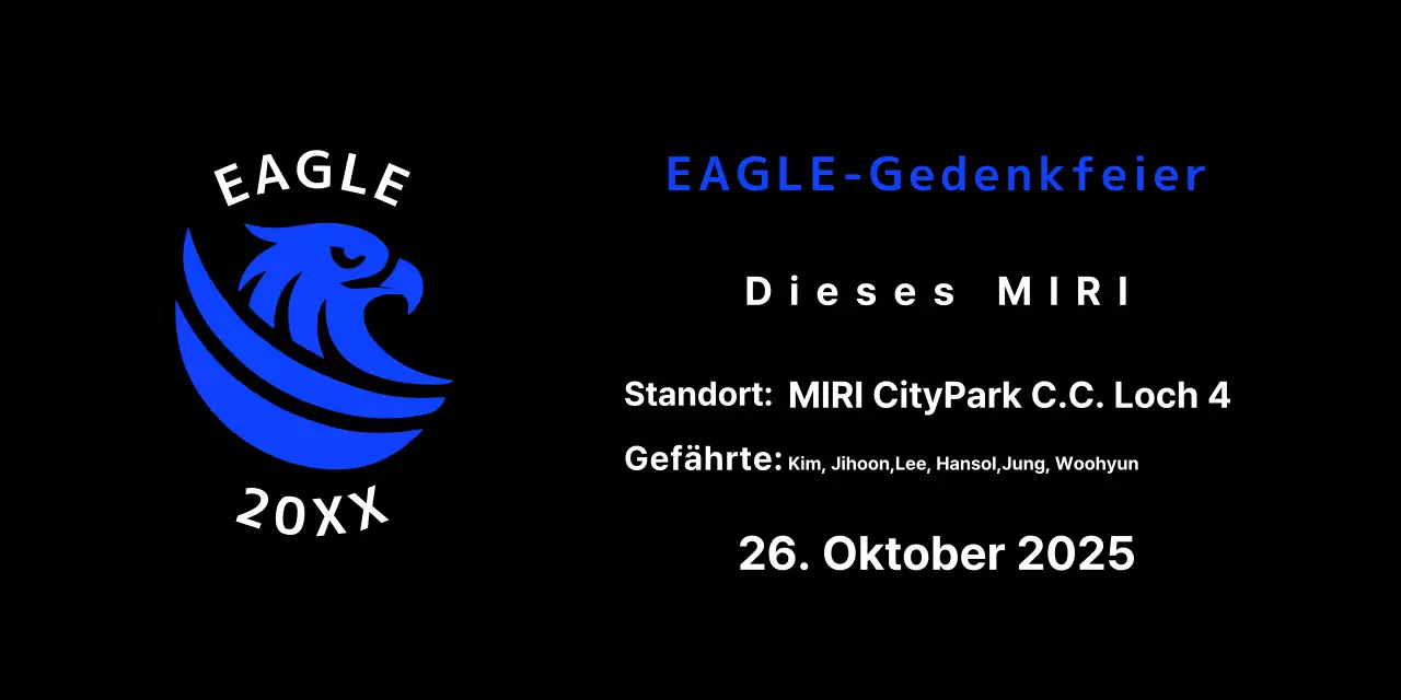 Blaue Basic-Golf-Gedenkmünze