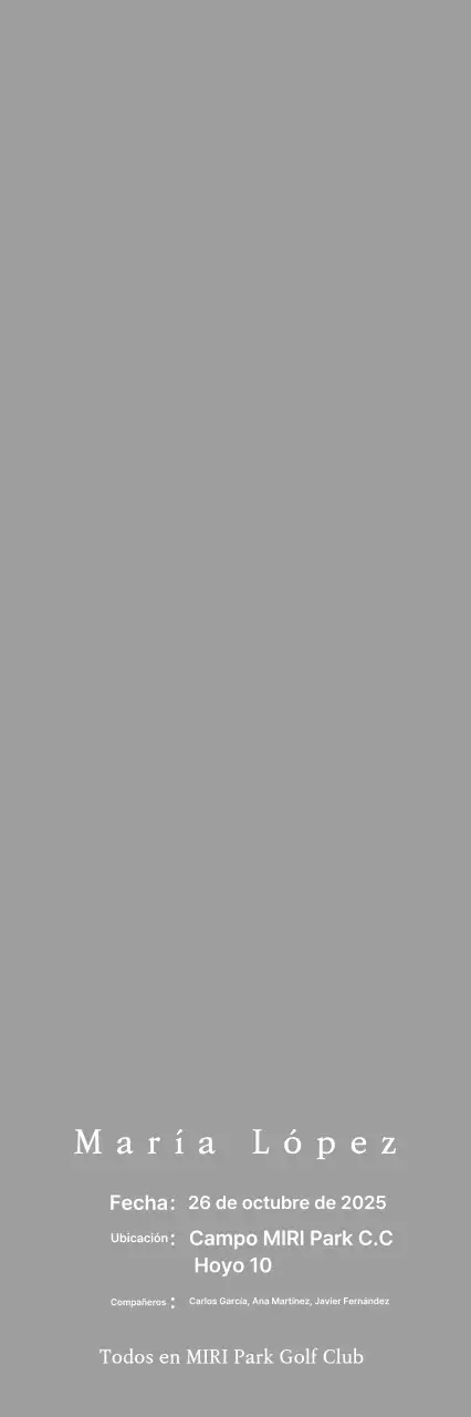 Placa clásica de golf con la ilustración de un golfista jugando al golf