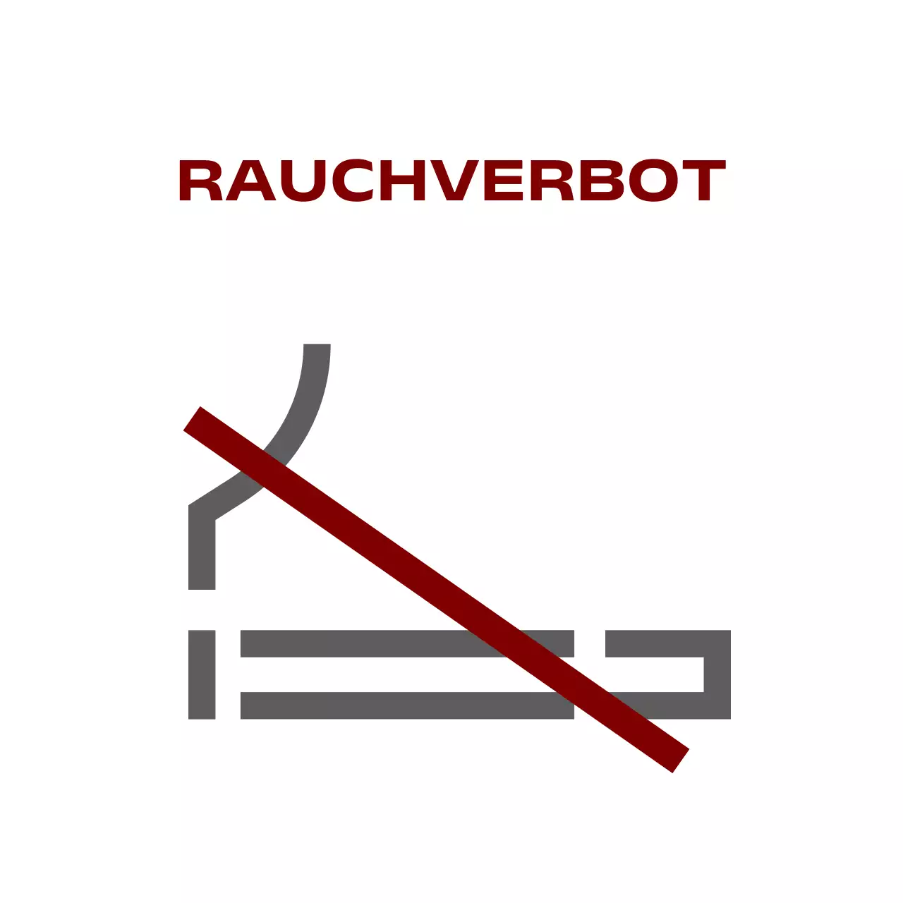 Rote moderne Parkverbotsschilder
