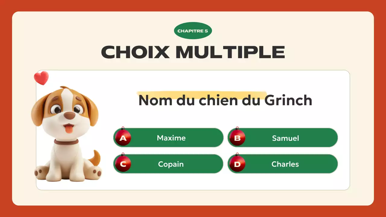 présentation festive rouge pour les fêtes de fin d'année