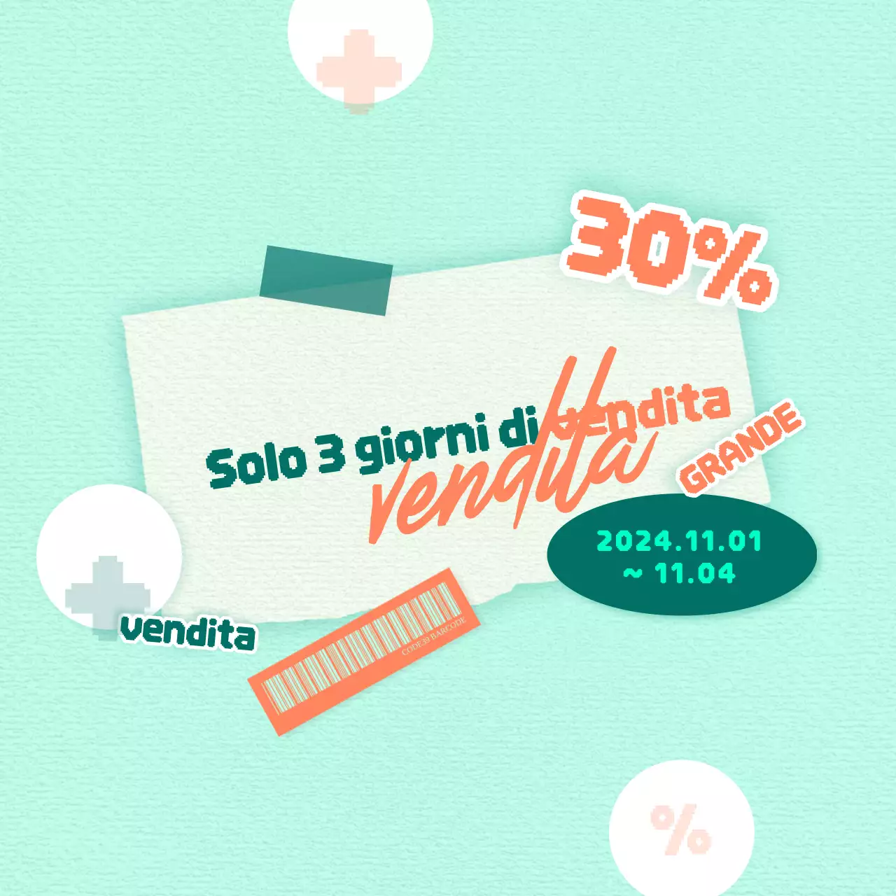 Evento di vendita Red Pop