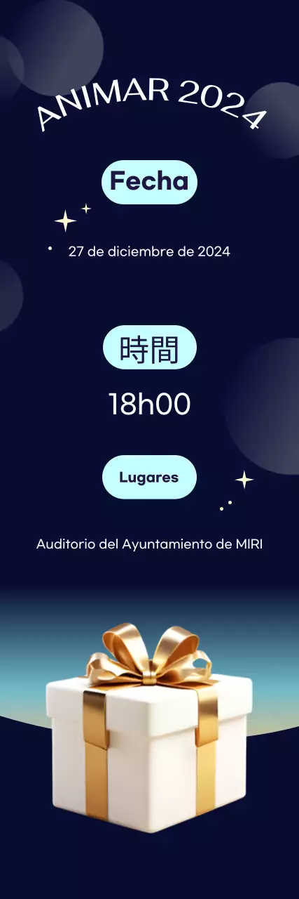 Velada moderna azul marino