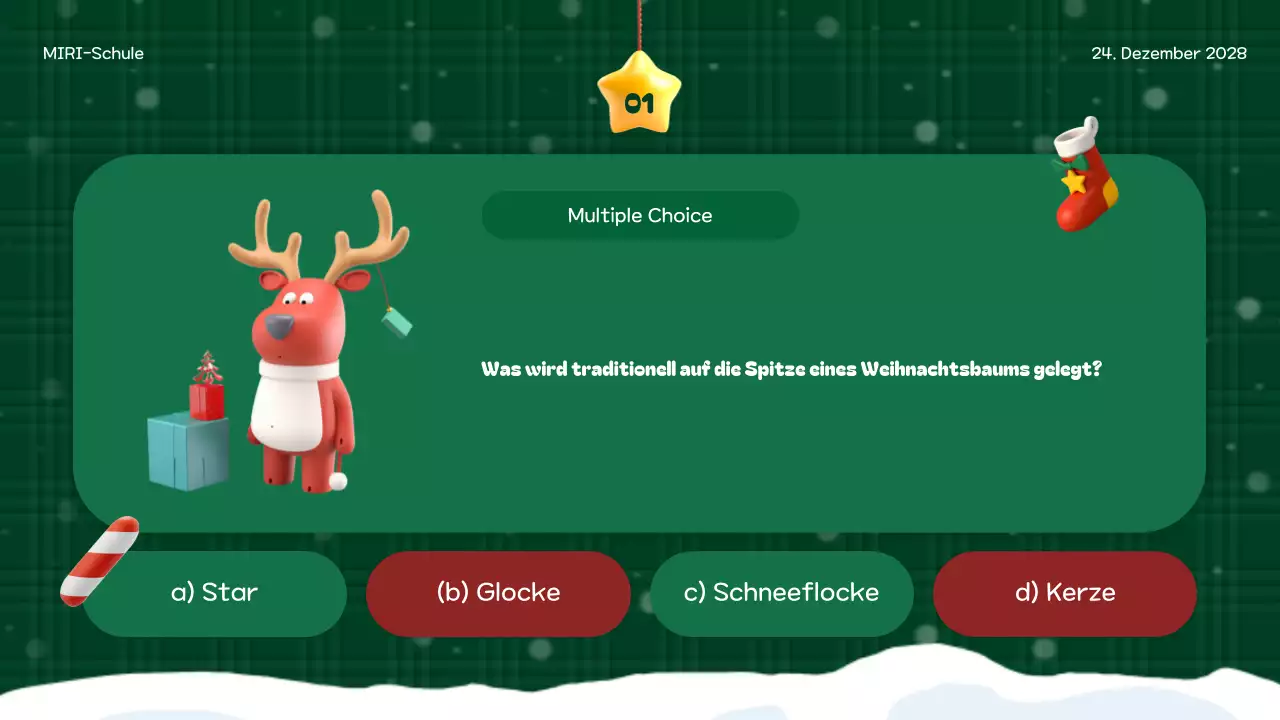 grünes Festtagsereignis