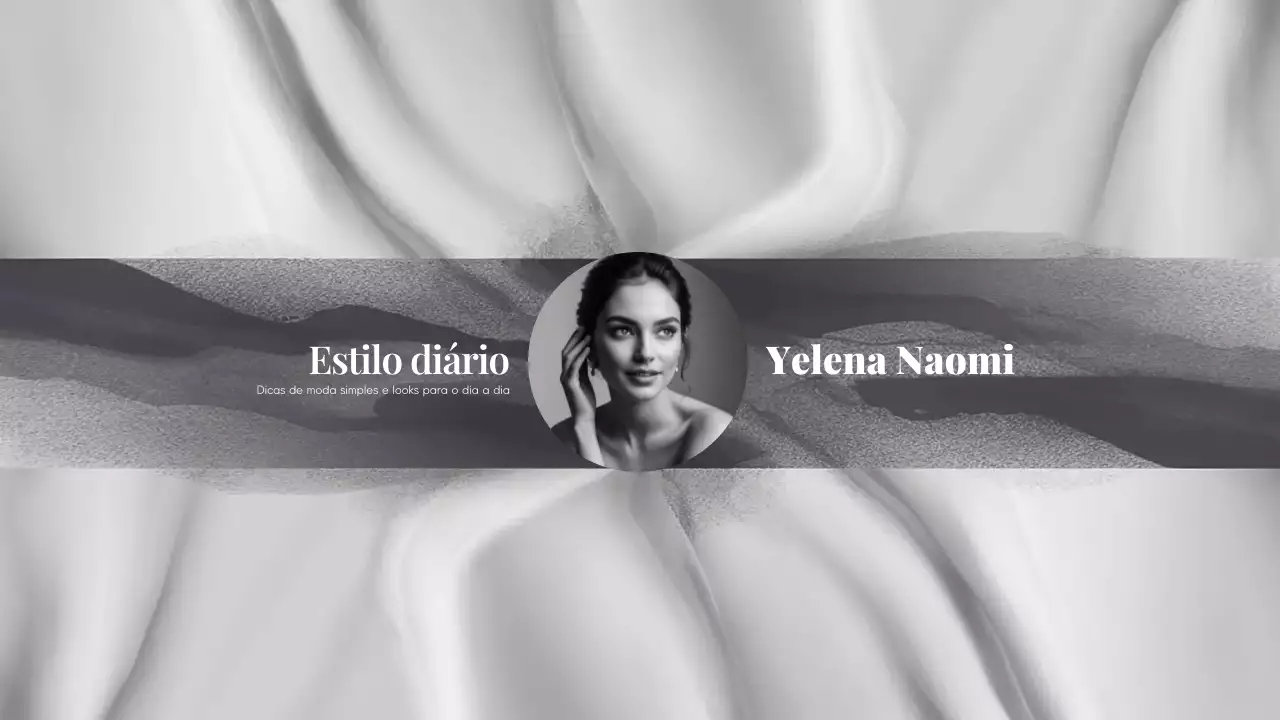 newsletter de moda elegante cinzenta