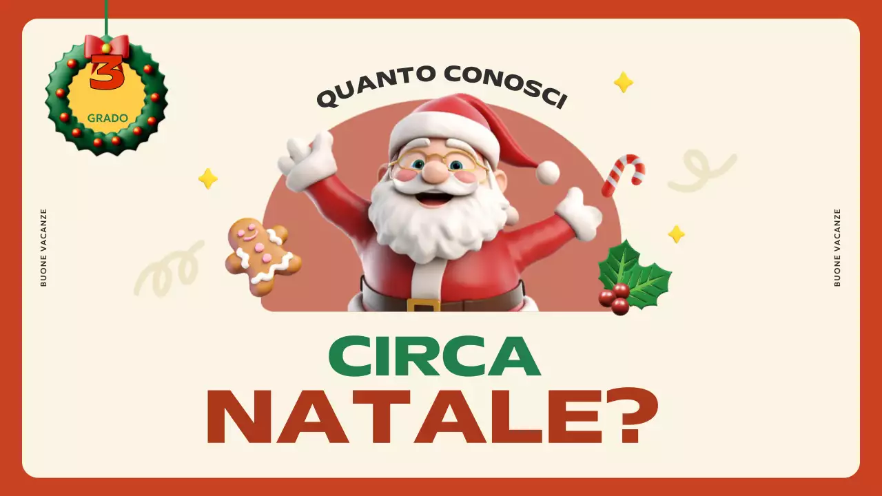 presentazione rossa festosa per le vacanze