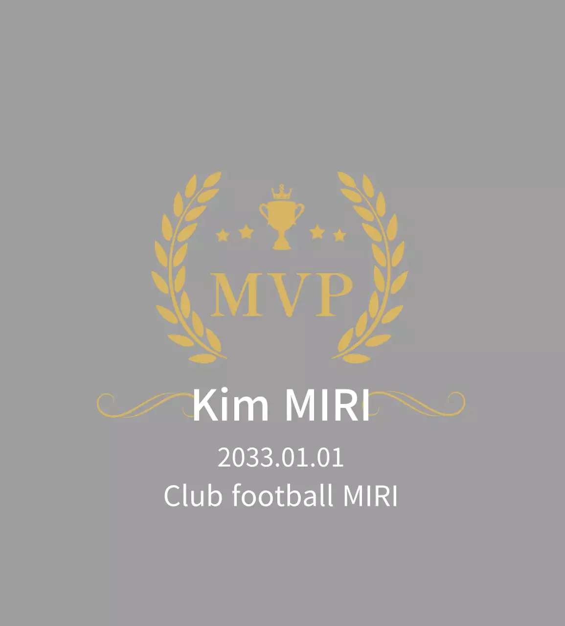 Plaque de football classique