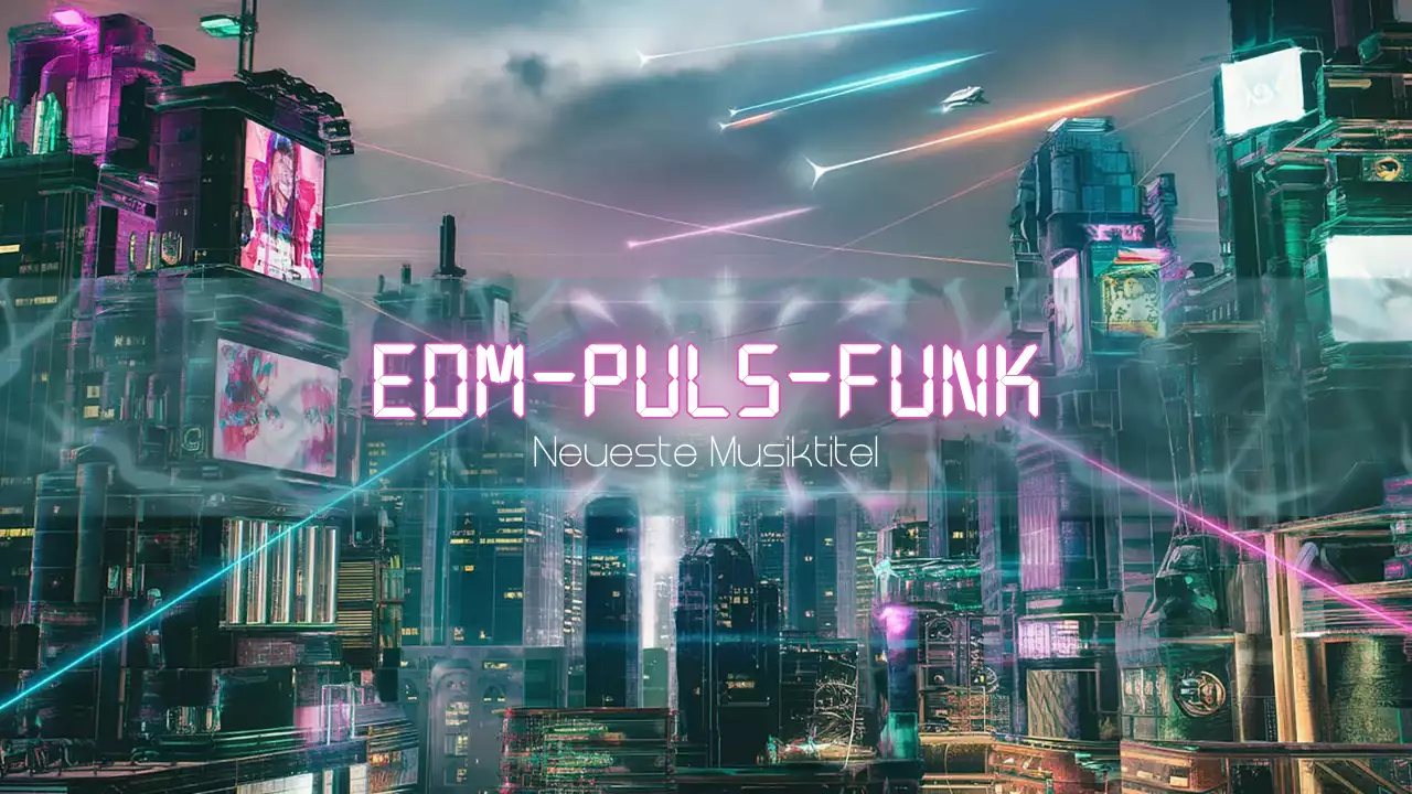 Neon-Cyber-Musik-Wiedergabeliste