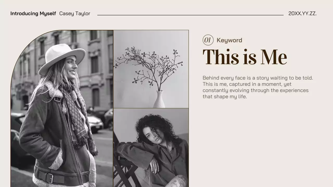 Bài thuyết trình giới thiệu Grey Modern