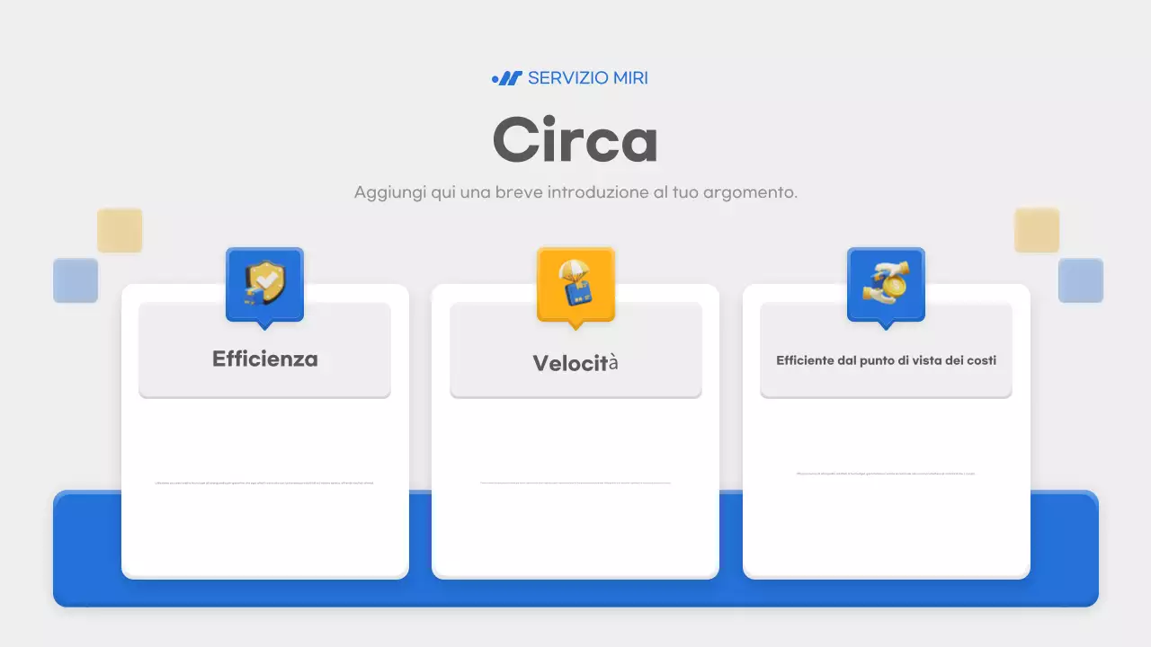 annuncio di consegna blu moderno