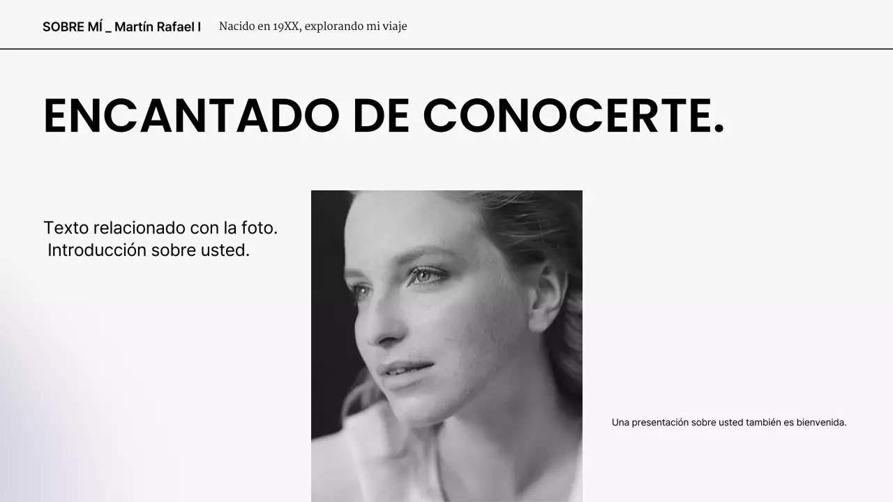 gris blanco moderno portafolio de presentación