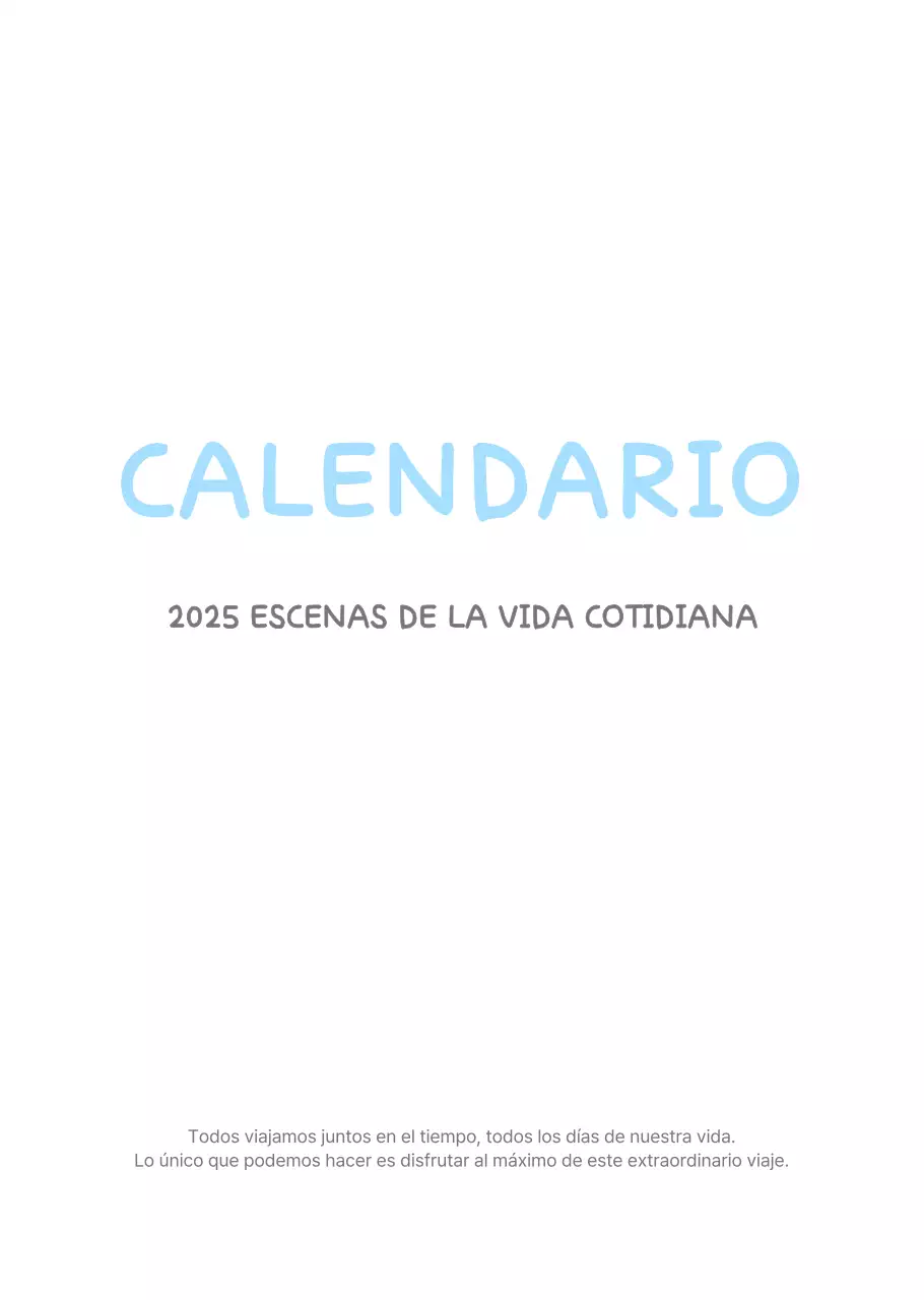 Simpáticos calendarios con adorables ilustraciones