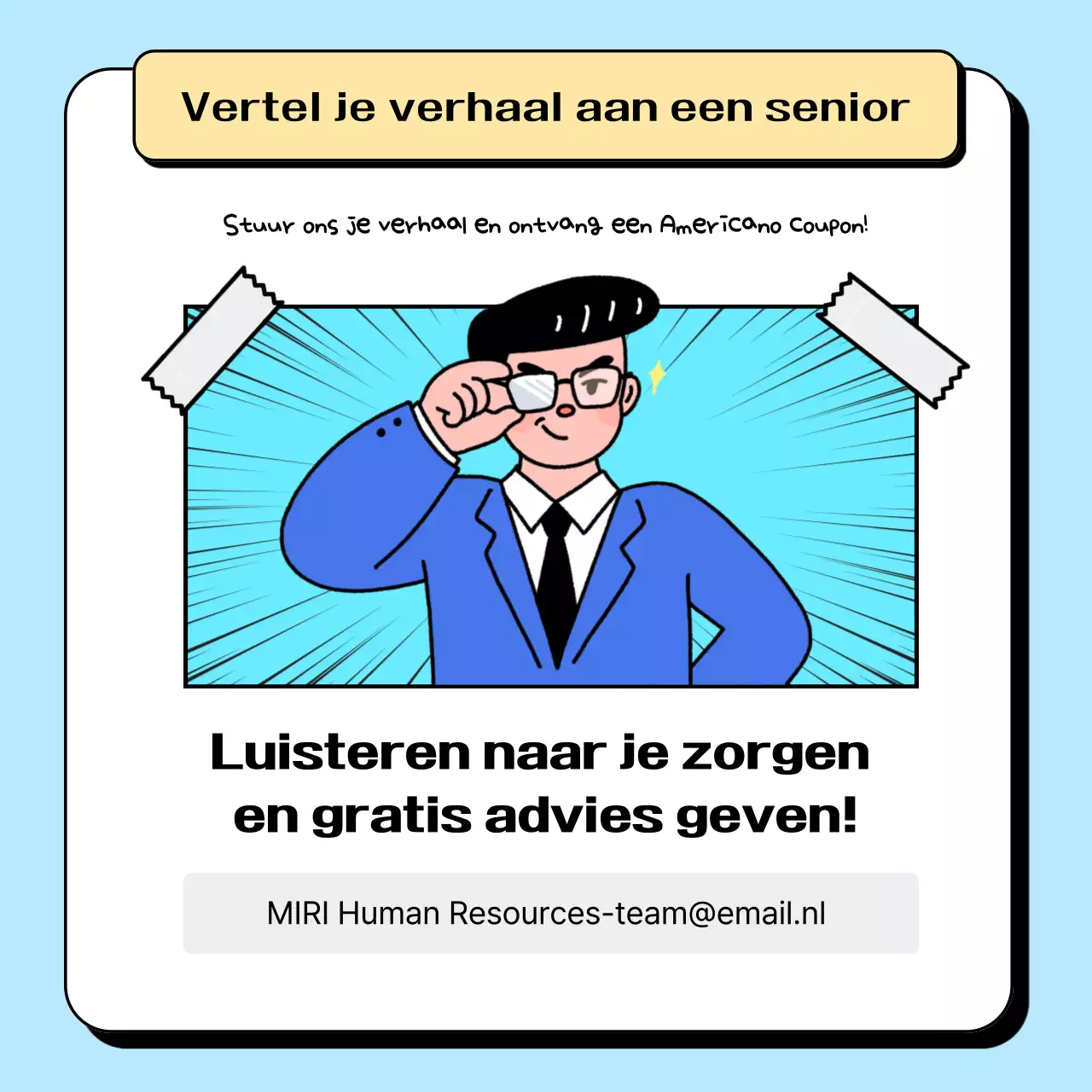 Lichtblauwe gag cartoon tweet